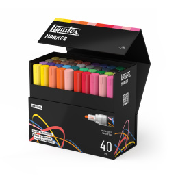 Marker Radical 40-set i gruppen Pennor / Konstnärspennor / Akrylmarkers hos Pen Store (137376)
