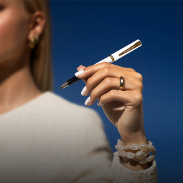 Impression White/Gold Reservoar i gruppen Pennor / Fine Writing / Reservoarpennor hos Pen Store (137398_r)