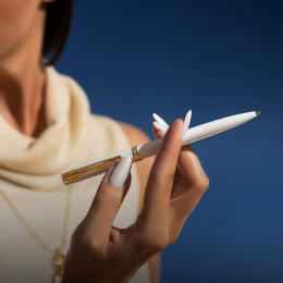 Impression White/Gold Kulpenna i gruppen Pennor / Fine Writing / Kulspetspennor hos Pen Store (137400)