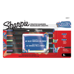 Creative Marker Brush Tip 5-pack Earth Tones i gruppen Pennor / Konstnärspennor / Akrylmarkers hos Pen Store (137402)