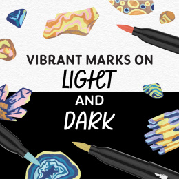 Creative Marker Brush Tip 5-pack Earth Tones i gruppen Pennor / Konstnärspennor / Akrylmarkers hos Pen Store (137402)
