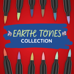 Creative Marker Brush Tip 5-pack Earth Tones i gruppen Pennor / Konstnärspennor / Akrylmarkers hos Pen Store (137402)
