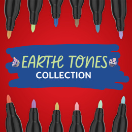 Creative Marker Fine Tip 5-pack Earth Tones i gruppen Pennor / Konstnärspennor / Akrylmarkers hos Pen Store (137403)