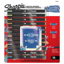 Creative Marker Brush Tip 12-pack Earth Tones i gruppen Pennor / Konstnärspennor / Akrylmarkers hos Pen Store (137406)