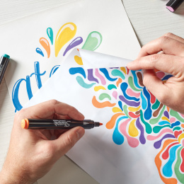Creative Marker Bullet Tip 12-pack Warm Tones i gruppen Pennor / Konstnärspennor / Akrylmarkers hos Pen Store (137408)