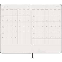 Kalender 12M Daily 2027 Hardcover Large Black i gruppen Papper & Block / Kalendrar och almanackor / 12-månaderskalendrar hos Pen Store (137423)