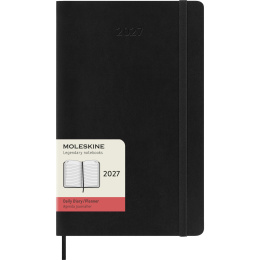 Kalender 12M Daily 2027 Softcover Large Black i gruppen Papper & Block / Kalendrar och almanackor / 12-månaderskalendrar hos Pen Store (137424)