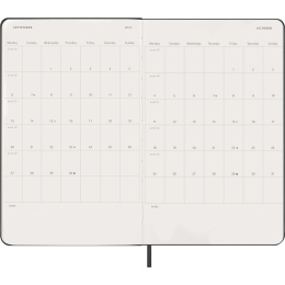 Kalender 12M Daily 2027 Softcover Large Black i gruppen Papper & Block / Kalendrar och almanackor / 12-månaderskalendrar hos Pen Store (137424)