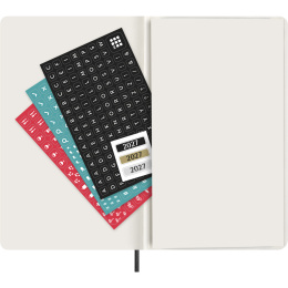 Kalender 12M Daily 2027 Softcover Large Black i gruppen Papper & Block / Kalendrar och almanackor / 12-månaderskalendrar hos Pen Store (137424)