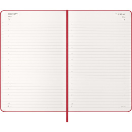 Kalender 12M Daily 2027 Hardcover Large Red i gruppen Papper & Block / Kalendrar och almanackor / 12-månaderskalendrar hos Pen Store (137426)