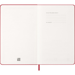 Kalender 12M Daily 2027 Hardcover Large Red i gruppen Papper & Block / Kalendrar och almanackor / 12-månaderskalendrar hos Pen Store (137426)