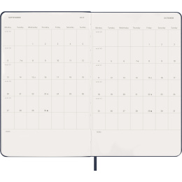 Kalender 12M Daily 2027 Hardcover Large Sapphire Blue i gruppen Papper & Block / Kalendrar och almanackor / 12-månaderskalendrar hos Pen Store (137428)