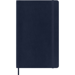 Kalender 12M Daily 2027 Softcover Large Sapphire Blue i gruppen Papper & Block / Kalendrar och almanackor / 12-månaderskalendrar hos Pen Store (137429)