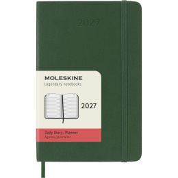 Kalender 12M Daily 2027 Softcover Pocket Myrtle Green i gruppen Papper & Block / Kalendrar och almanackor / 12-månaderskalendrar hos Pen Store (137431)