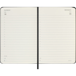 Kalender 12M Daily 2027 Hardcover Pocket Black i gruppen Papper & Block / Kalendrar och almanackor / 12-månaderskalendrar hos Pen Store (137432)