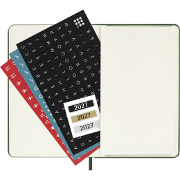 Kalender 12M Daily 2027 Hardcover Pocket Myrtle Green i gruppen Papper & Block / Kalendrar och almanackor / 12-månaderskalendrar hos Pen Store (137434)