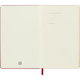 Kalender 12M Daily 2027 Hardcover Pocket Red i gruppen Papper & Block / Kalendrar och almanackor / 12-månaderskalendrar hos Pen Store (137435)