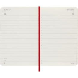 Kalender 12M Daily 2027 Softcover Pocket Red i gruppen Papper & Block / Kalendrar och almanackor / 12-månaderskalendrar hos Pen Store (137436)
