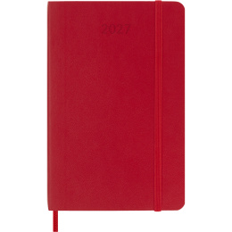 Kalender 12M Daily 2027 Softcover Pocket Red i gruppen Papper & Block / Kalendrar och almanackor / 12-månaderskalendrar hos Pen Store (137436)