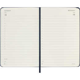 Kalender 12M Daily 2027 Hardcover Pocket Sapphire Blue i gruppen Papper & Block / Kalendrar och almanackor / 12-månaderskalendrar hos Pen Store (137437)