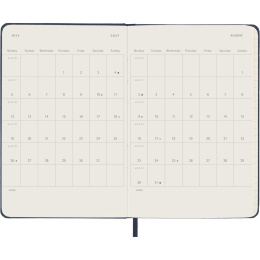 Kalender 12M Daily 2027 Hardcover Pocket Sapphire Blue i gruppen Papper & Block / Kalendrar och almanackor / 12-månaderskalendrar hos Pen Store (137437)