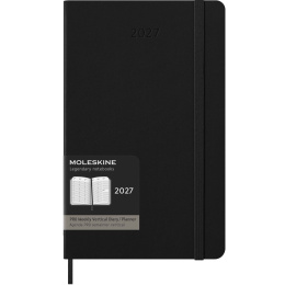 Kalender 12M Weekly Vertical PRO 2027 Hardcover Large Black i gruppen Papper & Block / Kalendrar och almanackor / 12-månaderskalendrar hos Pen Store (137442)