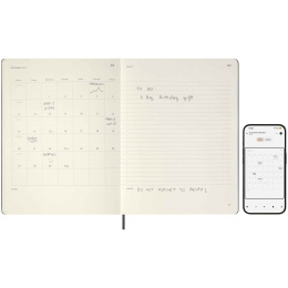 Kalender 12M Smart PRO Digital Weekly Vertical 2027 XL Black i gruppen Papper & Block / Kalendrar och almanackor / 12-månaderskalendrar hos Pen Store (137444)
