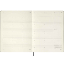 Kalender 12M Smart PRO Digital Weekly Vertical 2027 XL Black i gruppen Papper & Block / Kalendrar och almanackor / 12-månaderskalendrar hos Pen Store (137444)