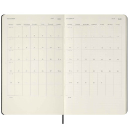 Kalender 12M Smart PRO Digital Weekly Note 2027 Large Black i gruppen Papper & Block / Kalendrar och almanackor / 12-månaderskalendrar hos Pen Store (137445)