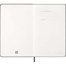 Kalender 12M Weekly Notebook 2027 Hardcover Large Black i gruppen Papper & Block / Kalendrar och almanackor / 12-månaderskalendrar hos Pen Store (137450)