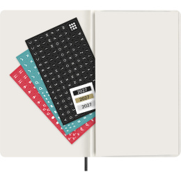 Kalender 12M Weekly Notebook 2027 Softcover Large Black i gruppen Papper & Block / Kalendrar och almanackor / 12-månaderskalendrar hos Pen Store (137451)