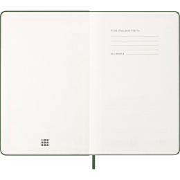 Kalender 12M Weekly Notebook 2027 Hardcover Large Myrtle Green i gruppen Papper & Block / Kalendrar och almanackor / 12-månaderskalendrar hos Pen Store (137452)