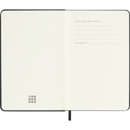 Kalender 12M Weekly Notebook 2027 Hardcover Pocket Black i gruppen Papper & Block / Kalendrar och almanackor / 12-månaderskalendrar hos Pen Store (137458)