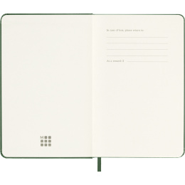 Kalender 12M Weekly Notebook 2027 Hardcover Pocket Myrtle Green i gruppen Papper & Block / Kalendrar och almanackor / 12-månaderskalendrar hos Pen Store (137460)
