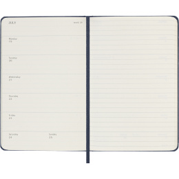 Kalender 12M Weekly Notebook 2027 Hardcover Pocket Sapphire Blue i gruppen Papper & Block / Kalendrar och almanackor / 12-månaderskalendrar hos Pen Store (137465)