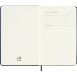 Kalender 12M Weekly Notebook 2027 Hardcover Pocket Sapphire Blue i gruppen Papper & Block / Kalendrar och almanackor / 12-månaderskalendrar hos Pen Store (137465)