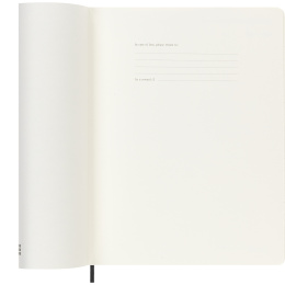 Kalender 12M Weekly Notebook 2027 Softcover XL Black i gruppen Papper & Block / Kalendrar och almanackor / 12-månaderskalendrar hos Pen Store (137467)