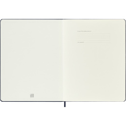 Kalender 12M Weekly Notebook 2027 Hardcover XL Sapphire Blue i gruppen Papper & Block / Kalendrar och almanackor / 12-månaderskalendrar hos Pen Store (137468)