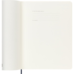 Kalender 12M Weekly Notebook 2027 Softcover XL Sapphire Blue i gruppen Papper & Block / Kalendrar och almanackor / 12-månaderskalendrar hos Pen Store (137469)