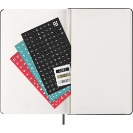 Kalender 12M Weekly Vertical 2027 Hardcover Large Black i gruppen Papper & Block / Kalendrar och almanackor / 12-månaderskalendrar hos Pen Store (137470)