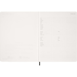 Kalender 12M Weekly Vertical 2027 Essential Softcover XXL Black i gruppen Papper & Block / Kalendrar och almanackor / 12-månaderskalendrar hos Pen Store (137472)