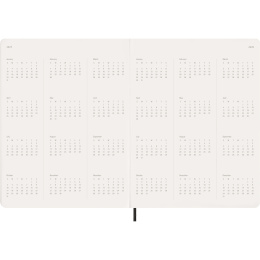 Kalender 12M Weekly Vertical 2027 Essential Softcover XXL Black i gruppen Papper & Block / Kalendrar och almanackor / 12-månaderskalendrar hos Pen Store (137472)