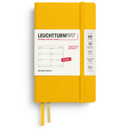 Kalender Weekly Planner 2027 A6 Sunflower i gruppen Papper & Block / Kalendrar och almanackor / 12-månaderskalendrar hos Pen Store (137482)