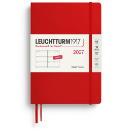 Kalender Weekly Planner 2027 A5 Cherry i gruppen Papper & Block / Kalendrar och almanackor / 12-månaderskalendrar hos Pen Store (137488)