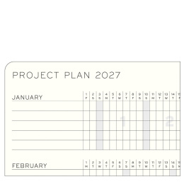Kalender Weekly Planner & Notebook 2027 A5 Dusty Rose i gruppen Papper & Block / Kalendrar och almanackor / 12-månaderskalendrar hos Pen Store (137514)
