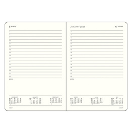Kalender Daily Planner 2027 A5 Sage i gruppen Papper & Block / Kalendrar och almanackor / 12-månaderskalendrar hos Pen Store (137530)