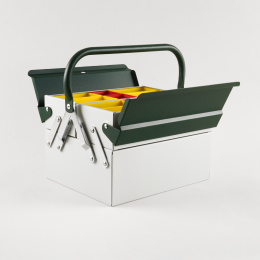 Toolbox Atena Grey/Green i gruppen Skapande & Hobby / Organisera / Förvaringslådor hos Pen Store (137546)