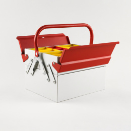 Toolbox Atena Grey/Red i gruppen Skapande & Hobby / Organisera / Förvaringslådor hos Pen Store (137547)