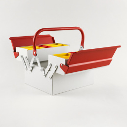 Toolbox Atena Grey/Red i gruppen Skapande & Hobby / Organisera / Förvaringslådor hos Pen Store (137547)