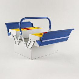 Toolbox Atena Grey/Blue i gruppen Skapande & Hobby / Organisera / Förvaringslådor hos Pen Store (137548)